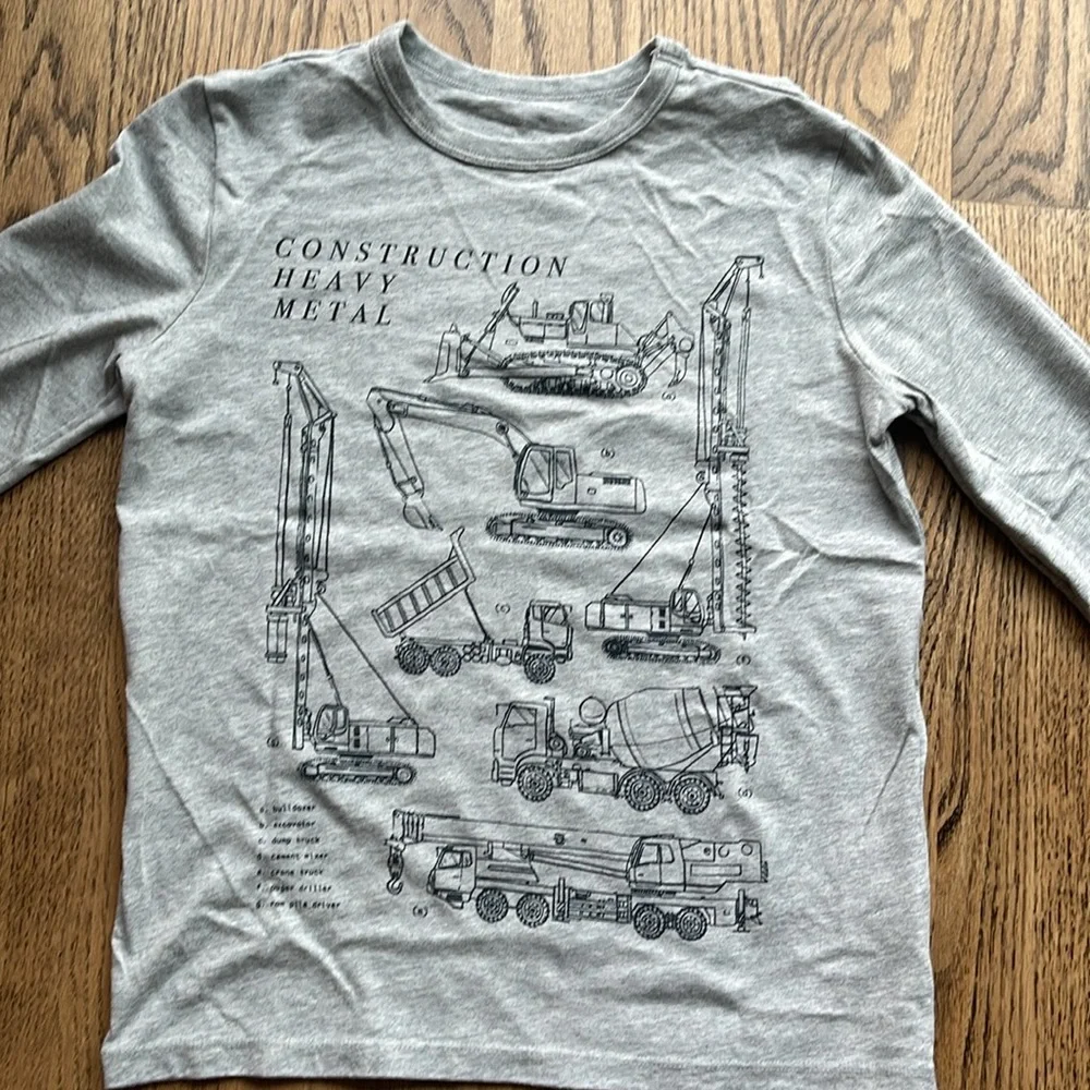 Lot of 4 Gap Kids Boys long sleeve Tee size M (8) - Picture 8 of 9